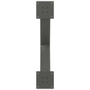 vidaXL 2 db antracitszürke X-alakú acél dohányzóasztal láb 70 x (42-43) cm