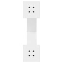 vidaXL 2 db fehér, X alakú étkezőasztal láb 50 x (72-73) cm acél étkezőasztalhoz