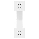 vidaXL 2 db fehér, X alakú étkezőasztal láb 60 x (72-73) cm acél étkezőasztalhoz