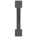 vidaXL 2 db antracitszürke X-alakú acél étkezőasztal láb 70x(72-73) cm