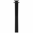 vidaXL 2 db X alakú étkezőasztal láb fekete 80 x (72-73) cm acél étkezőasztal láb