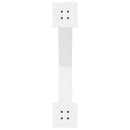 vidaXL 2 db X alakú étkezőasztal láb fehér 80 x (72-73) cm acél étkezőasztal láb