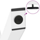 vidaXL 2 db X alakú étkezőasztal láb fehér 80 x (72-73) cm acél étkezőasztal láb