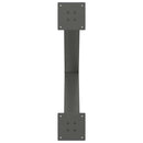 vidaXL 2 db antracitszürke X alakú acél étkezőasztal láb 80x(72-73) cm