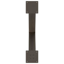 vidaXL 2 db X alakú étkezőasztal láb natúr acél 80x(72-73) cm acél