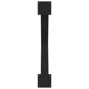 vidaXL 2 db X alakú étkezőasztal láb fekete, 90 x (72-73) cm acél