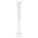 vidaXL 2 db X alakú étkezőasztal láb fehér 90 x (72-73) cm acél étkezőasztal láb