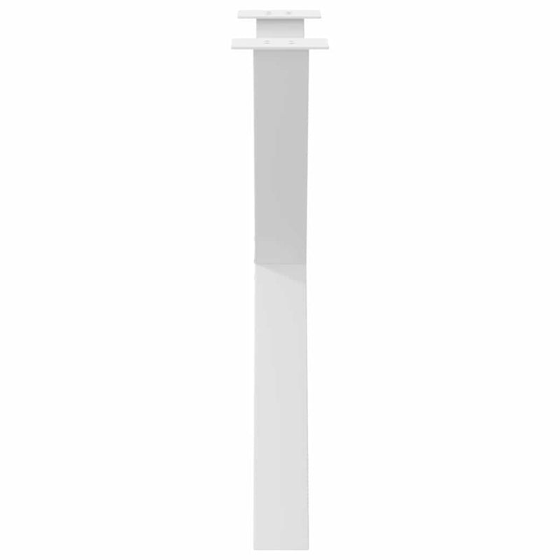 vidaXL 3 db fehér, X alakú étkezőasztal láb 70 x (72-73) cm acél étkezőasztal láb