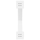 vidaXL 3 db fehér, X alakú étkezőasztal láb 70 x (72-73) cm acél étkezőasztal láb