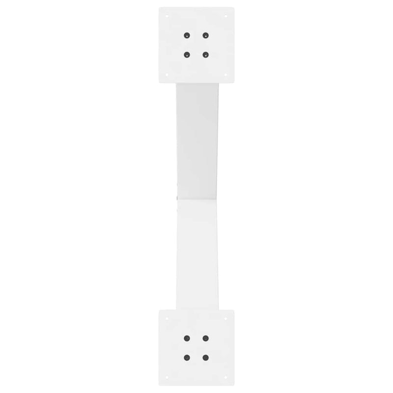 vidaXL 3 db fehér, X alakú étkezőasztal láb 70 x (72-73) cm acél étkezőasztal láb
