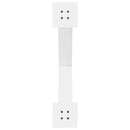 vidaXL 3 db fehér, X alakú étkezőasztal láb 80 x (72-73) cm acél étkezőasztal láb