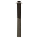 vidaXL 3 db X alakú étkezőasztal láb natúr acél 80x(72-73) cm acél