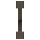 vidaXL 3 db X alakú étkezőasztal láb natúr acél 80x(72-73) cm acél