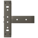 vidaXL 2 db fekete, T-alakú acél dohányzóasztal láb 30x25x(30-31) cm