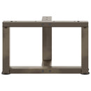 vidaXL 2 db fekete, T-alakú acél dohányzóasztal láb 40x25x(30-31) cm