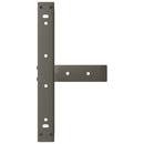 vidaXL 2 db fekete, T-alakú acél dohányzóasztal láb 40x25x(30-31) cm