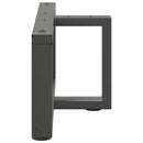 vidaXL 2 db antracitszürke, T-alakú acél dohányzóasztal láb 60x25x(30-31) cm