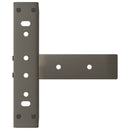 vidaXL 2 db fekete, T-alakú acél dohányzóasztal láb 28x25x(42-43) cm