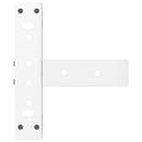 vidaXL 2 db fehér, T-alakú dohányzóasztal láb 38x25x(42-43) cm acél dohányzóasztal láb