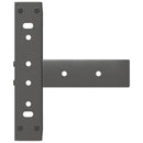 vidaXL 2 db antracitszürke, T-alakú acél dohányzóasztal láb 38x25x(42-43) cm