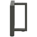vidaXL 2 db antracitszürke, T-alakú acél dohányzóasztal láb 50x25x(42-43) cm