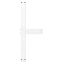 vidaXL 2 db fehér, T-alakú dohányzóasztal láb 70x25x(42-43) cm acél dohányzóasztal láb