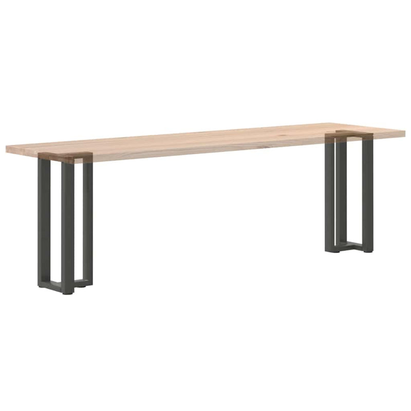 vidaXL 2 db antracitszürke T-alakú acél konzolasztal láb 25x28x(72-73) cm