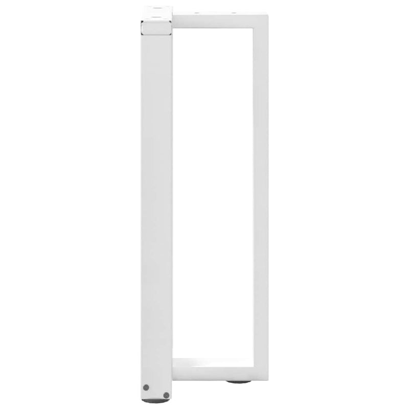 vidaXL 2 db fehér, T-alakú acél konzolasztal láb 38x25x(72-73) cm