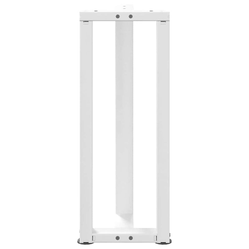 vidaXL 2 db fehér, T-alakú acél konzolasztal láb 38x25x(72-73) cm