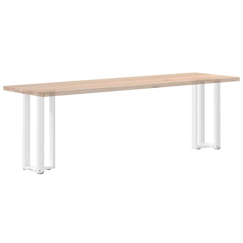 vidaXL 2 db fehér, T-alakú acél konzolasztal láb 38x25x(72-73) cm