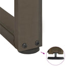 vidaXL 2 db fekete, T-alakú acél konzolasztal láb 38x25x(72-73) cm