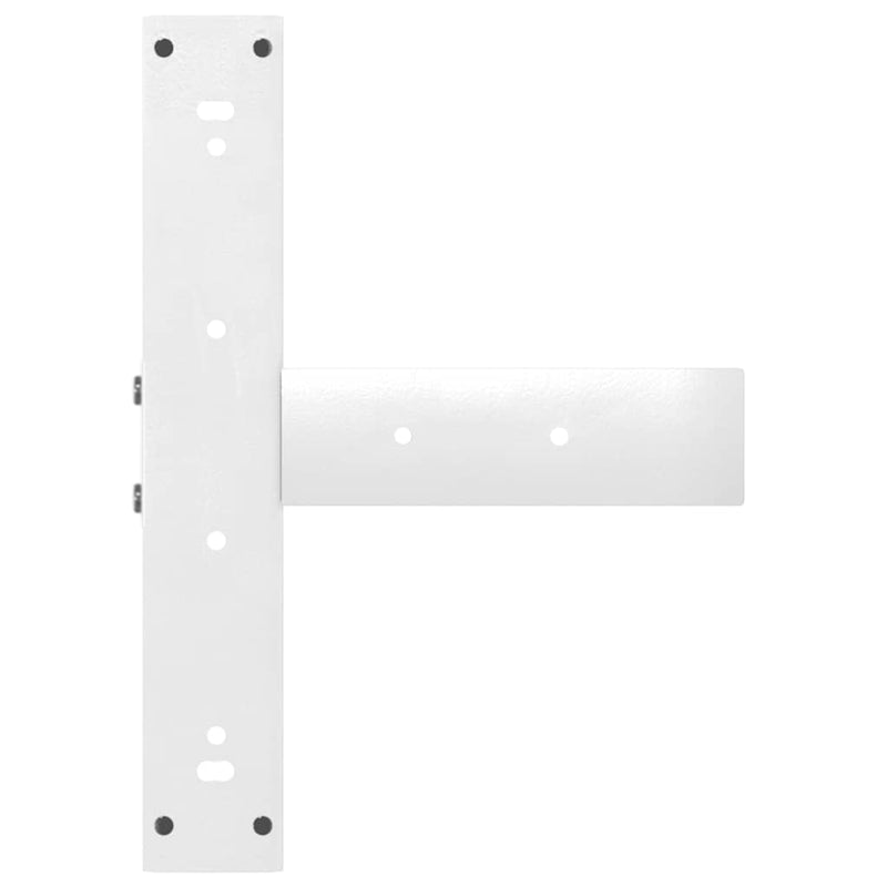 vidaXL 2 db fehér, T-alakú étkezőasztal láb 50x35x(72-73) cm acél étkezőasztal láb