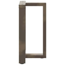 vidaXL 2 db fekete, T-alakú acél étkezőasztal láb 50x35x(72-73) cm