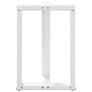 vidaXL 2 db fehér, T-alakú étkezőasztal láb 60x35x(72-73) cm acél étkezőasztal