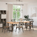 vidaXL 2 db fekete, T-alakú acél étkezőasztal láb 70x35x(72-73) cm