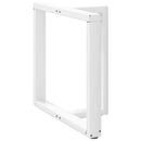 vidaXL 2 db fehér, T-alakú étkezőasztal láb 80x35x(72-73) cm acél étkezőasztal