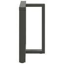 vidaXL 2 db antracitszürke, T-alakú acél étkezőasztal láb 80x35x(72-73) cm