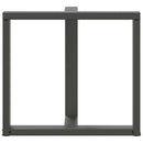 vidaXL 2 db antracitszürke, T-alakú acél étkezőasztal láb 80x35x(72-73) cm