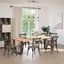 vidaXL 2 db fekete, T-alakú étkezőasztal láb 80x35x(72-73) cm acél étkezőasztal