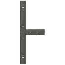 vidaXL 2 db antracitszürke, T-alakú acél étkezőasztal láb 90x35x(72-73) cm