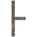 vidaXL 2 db fekete, T-alakú étkezőasztal láb 90x35x(72-73) cm acél étkezőasztal