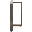 vidaXL 2 db T-alakú étkezőasztal láb fekete 100x35x(72-73) cm acél étkezőasztal