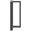vidaXL 2 db antracitszürke T-alakú acél bárasztalláb 60x35x(90-91) cm