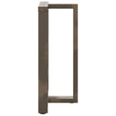 vidaXL 2 db fekete, T-alakú acél bárasztalláb 60x35x(90-91) cm