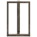 vidaXL 2 db fekete, T-alakú acél bárasztalláb 60x35x(90-91) cm
