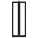 vidaXL 2 db fekete, T-alakú acél bárasztalláb 40x35x(100-101) cm