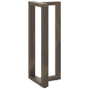 vidaXL 2 db fekete, T-alakú acél bárasztalláb 40x35x(100-101) cm