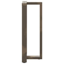 vidaXL 2 db fekete, T-alakú acél bárasztalláb 40x35x(100-101) cm