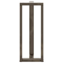 vidaXL 2 db fekete, T-alakú acél bárasztalláb 40x35x(100-101) cm