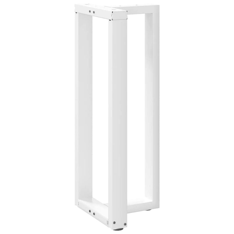 vidaXL 2 db fehér, T-alakú acél bárasztalláb 50x35x(100-101) cm
